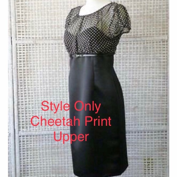 TAHARI Dress. Stunning Dress for Work or a Night Out High Waisted Black Satin - Picture 6 of 12